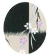 画像4: 【女単衣仕立】着物　市松桜・黒【受注生産品】 (4)